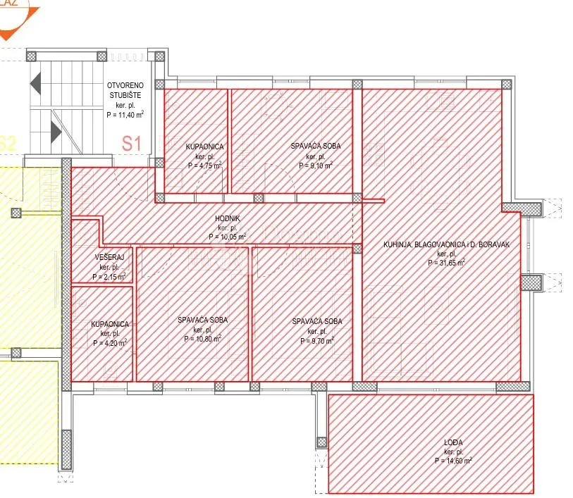 diklo (zadar) - stan s1 prizemlje s pogledom na more, vrt 150m2 - slika 12