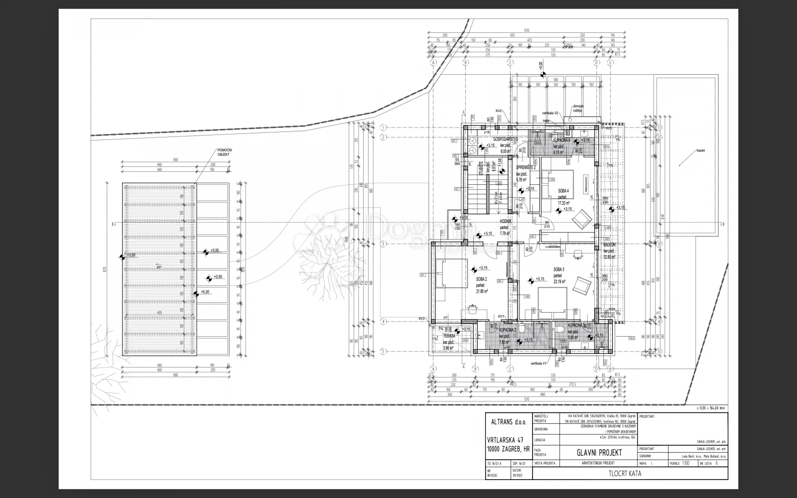istra, išići – građevinsko zemljište s projektom vile i pogledom na more - slika 14