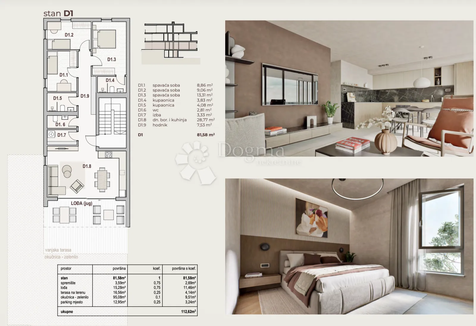 view residences d-1 30m od mora - slika 16