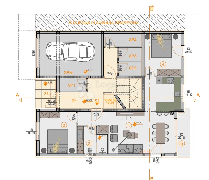 ekskluzivno! novogradnja štinjan - 72 m2, prizemlje (z5 s1) - slika 2