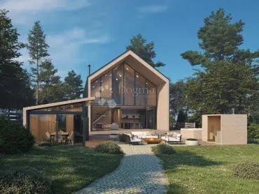 Zemljište s idejnim projektom za montažnu kuću - Vrbovsko - Vujnovići, Vrbovsko
