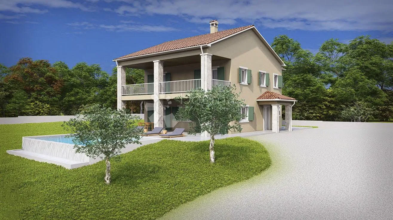 žminj - prekrasno zemljište na mirnoj lokaciji s dozvolom - slika 3