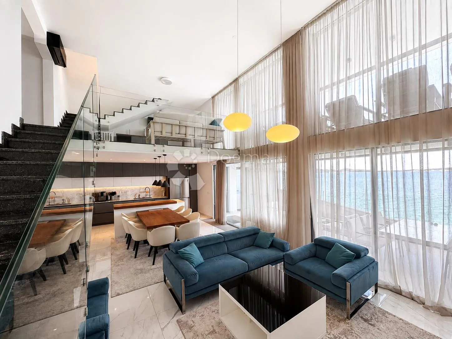bibinje - prestižni penthouse - 1.red do mora, 179,10 m2 - slika 13