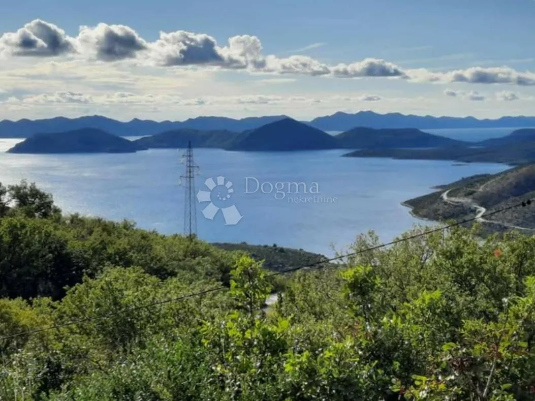 poljoprivredno zemljište - trnova/slano - panoramski pogled na more - slika 3