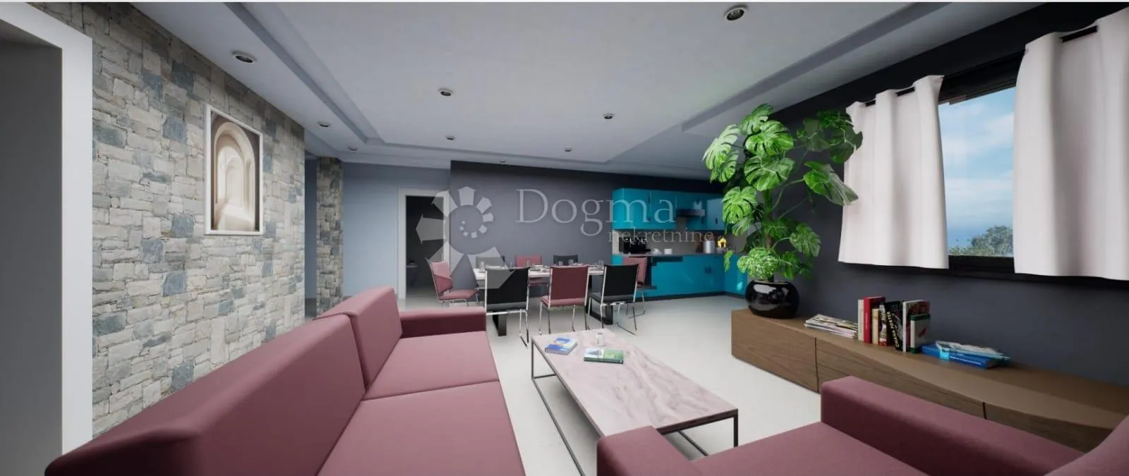 penthouse štinjan – 600 m od mora – pogled na brijune – ključ u ruke - slika 14