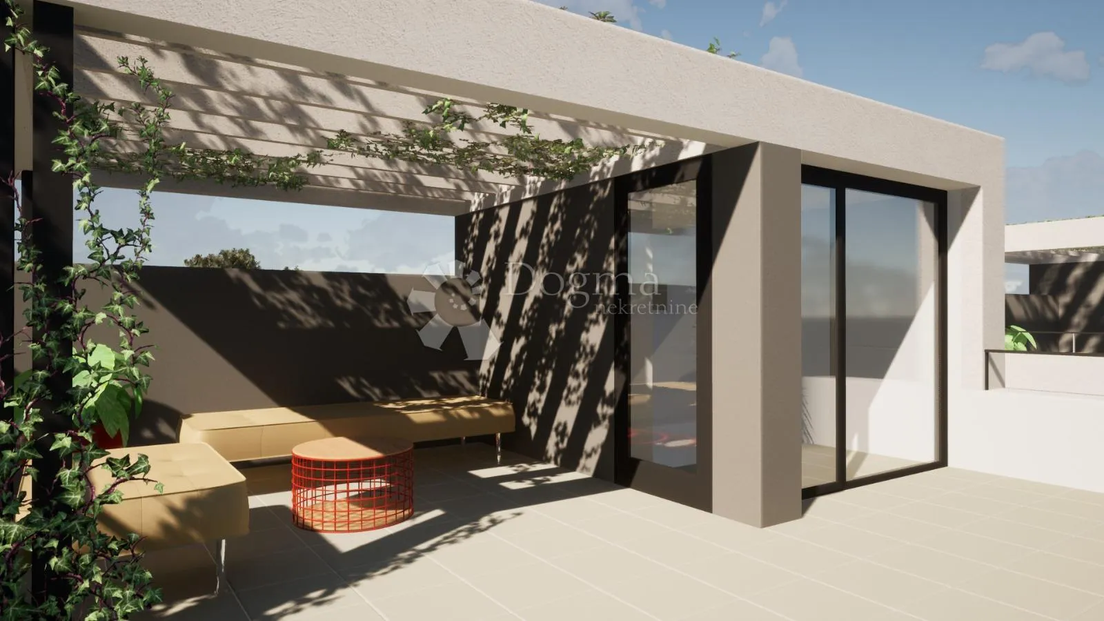 vodice - s5 dvoetažni penthouse na 1. i 2. katu s vrtom i krovnom terasom, 159,01 m2 netto - slika 19
