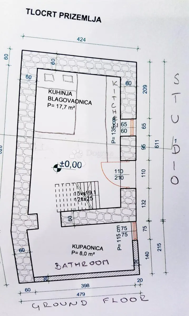 baška renovirana kamena kuća sa 2 apartmana - slika 10