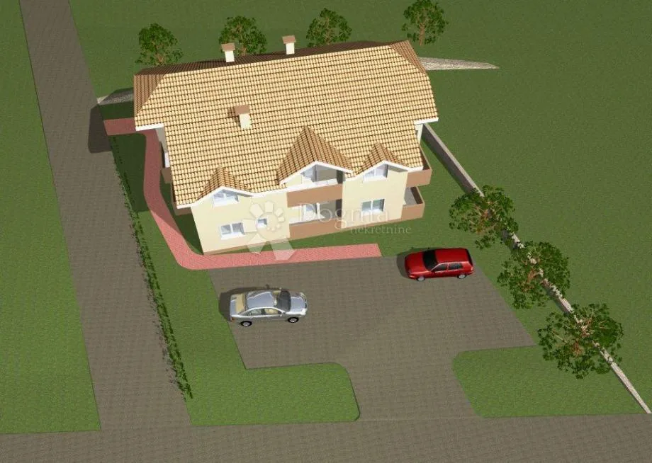 građevinsko zemljište 568m² sa idejnim projektom i građevinskom dozvolom - slika 2