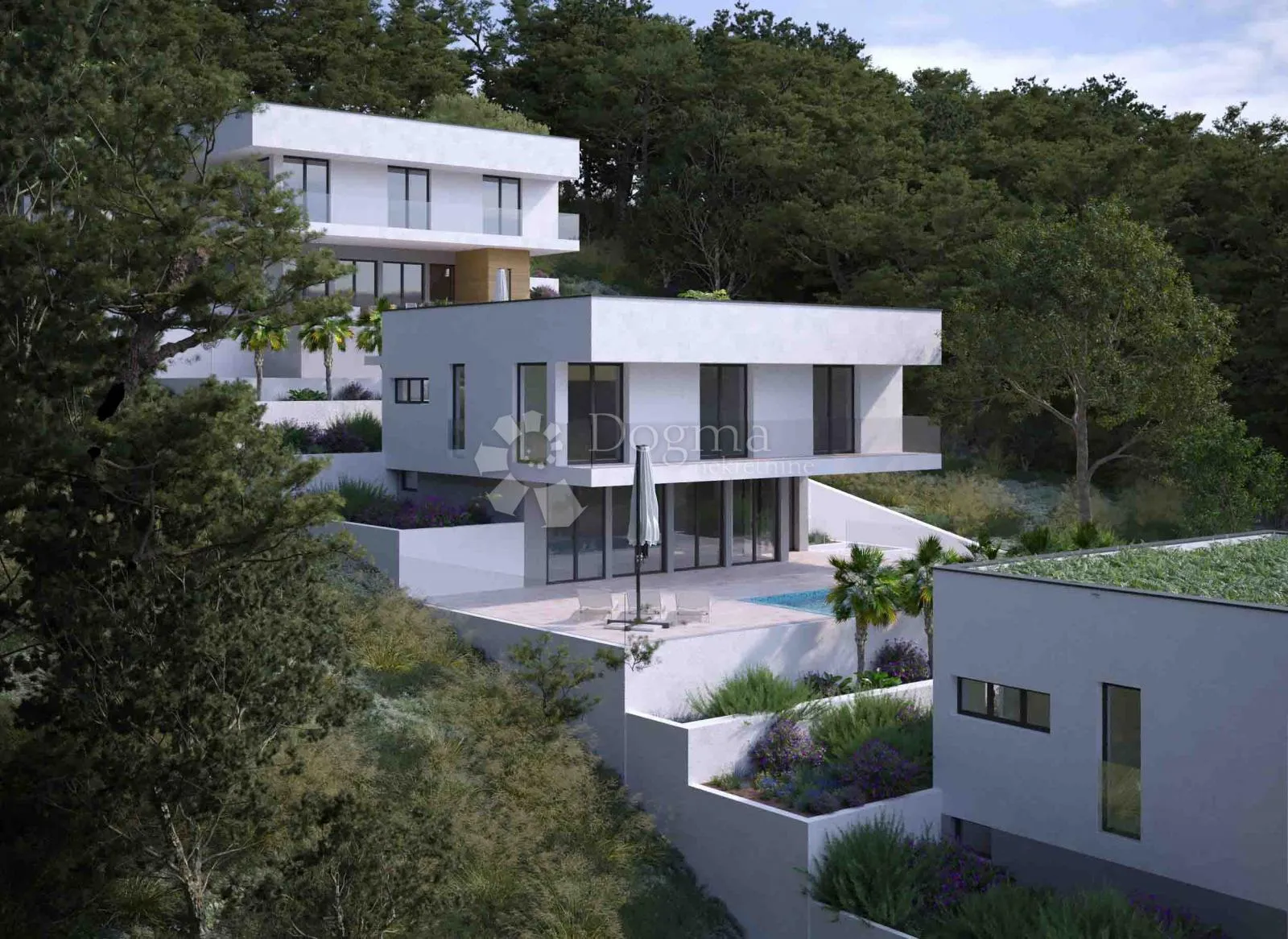 građevinsko zemljište s projektom vile, zgrada i bazen – novigrad - slika 5
