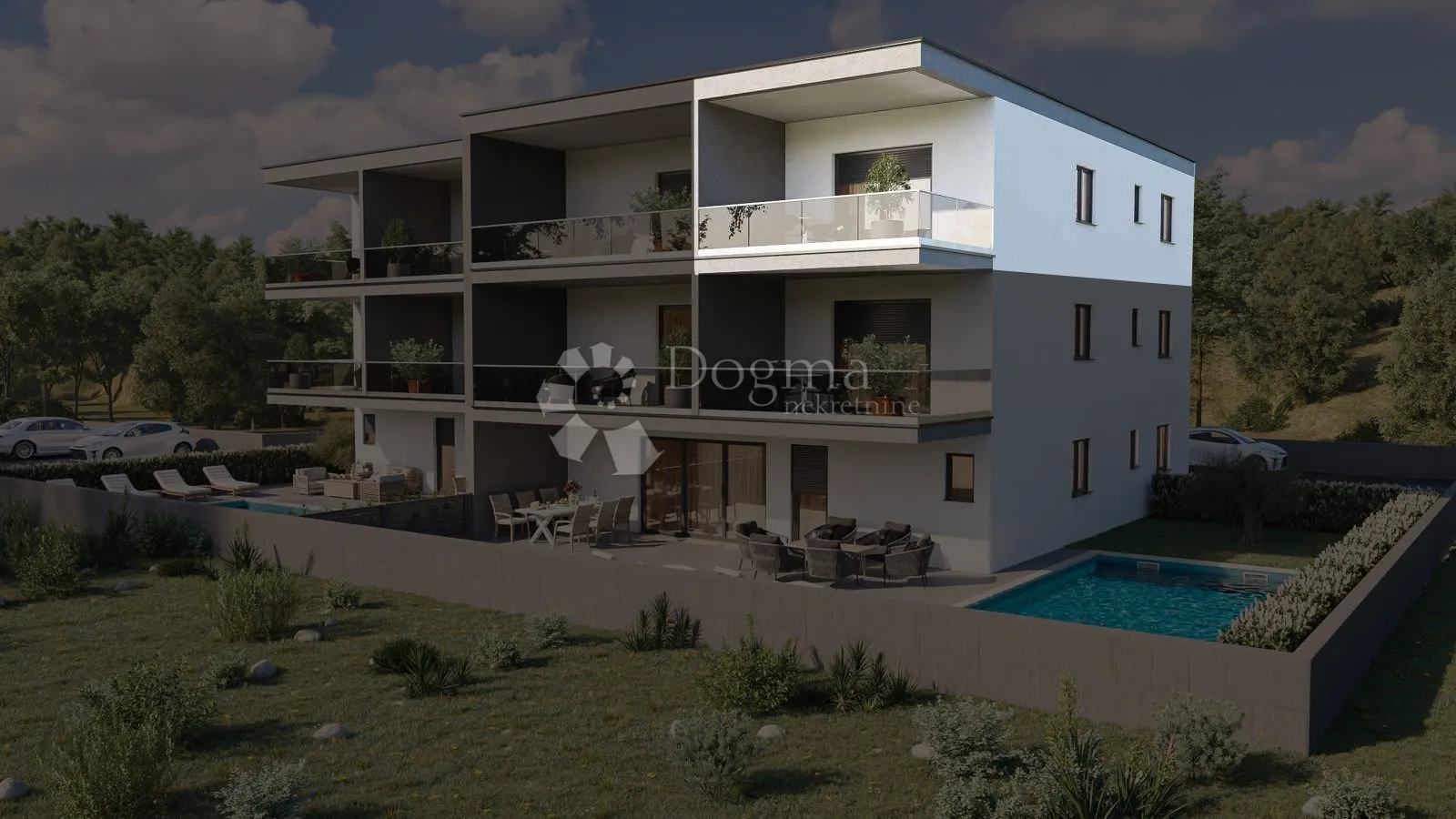 novigrad – moderni stan 78 m², 2 spavaće sobe, terasa, parking, blizina plaže - slika 1