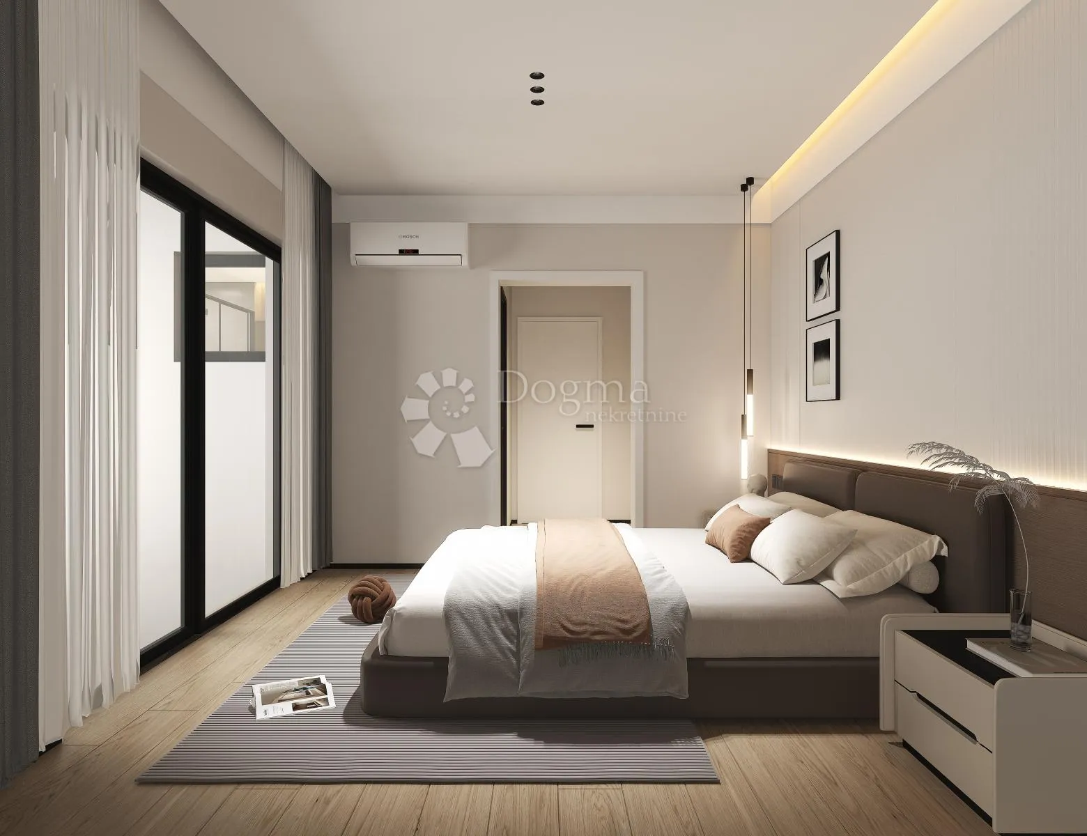 novogradnja – vila, 140 m2, 3ss, bazen, pogled na more - slika 16
