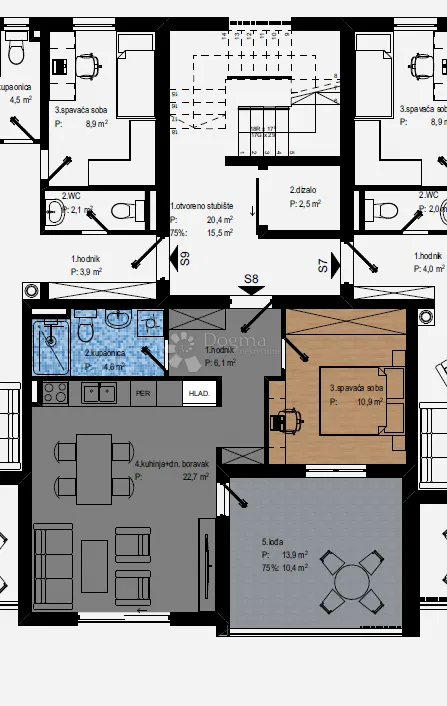 vidikovac- penthouse oznake s8 - slika 9
