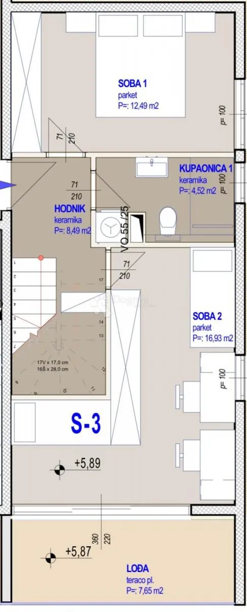 moderan penthouse s-3 – savršeno za život i investiciju - slika 2