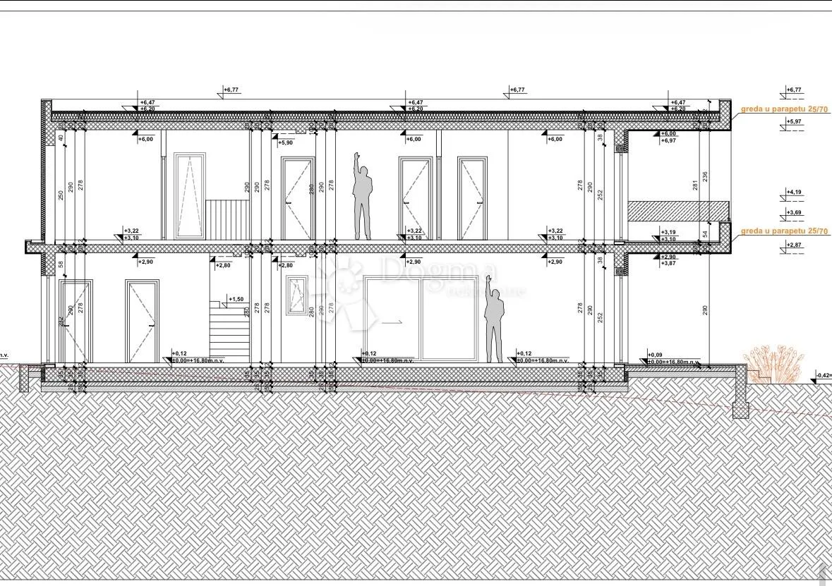 brodarica-moderan dvoetažni stan u duplex kući - slika 16