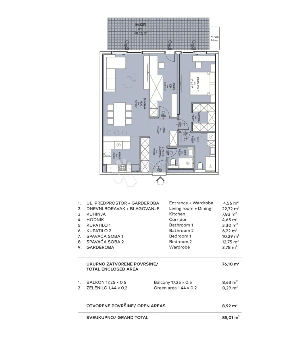 posljednji dvosoban stan, novogradnja, 2. kat (a-s18) - slika 4