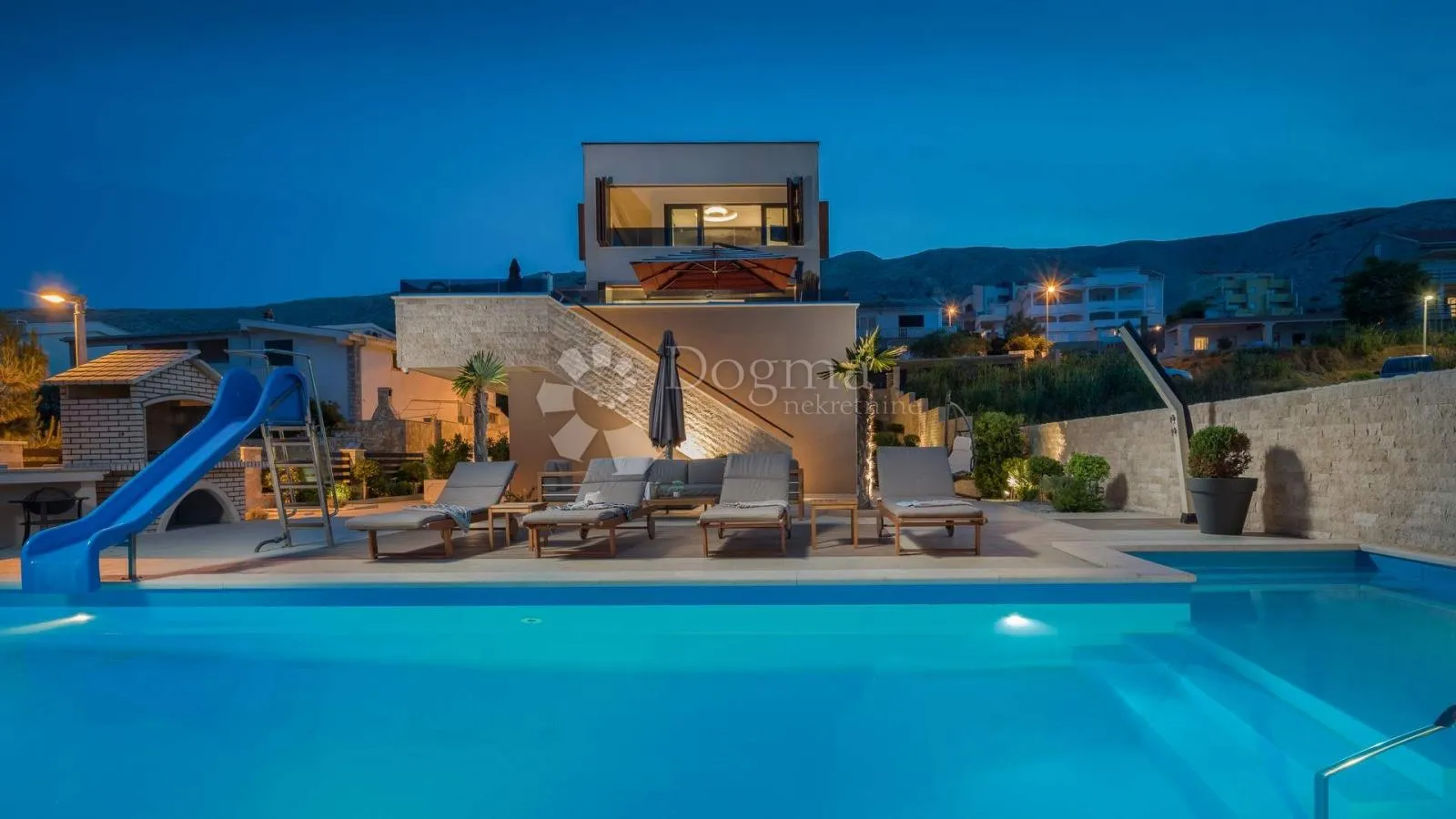 luksuzna villa na pagu - 150m od mora | visok prihod od najma - slika 2