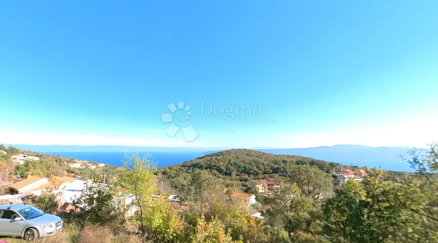 Zemljište s TOP pogledom Brseč - Brseč, Mošćenička Draga