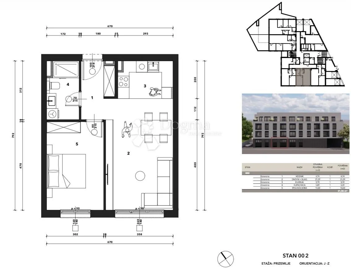 s2 - črnomerec -mandalićina - nova rezidencija od 30 do 107 m2 - slika 5