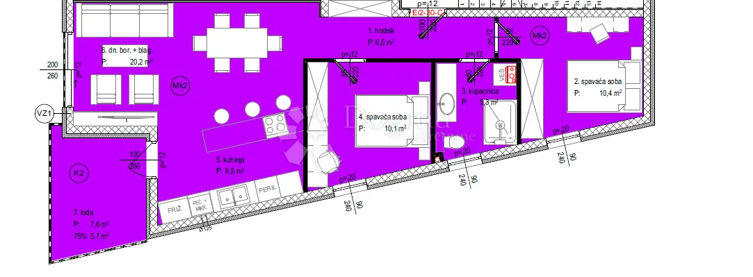 penthouse oznake s6-crvene kuće - slika 11