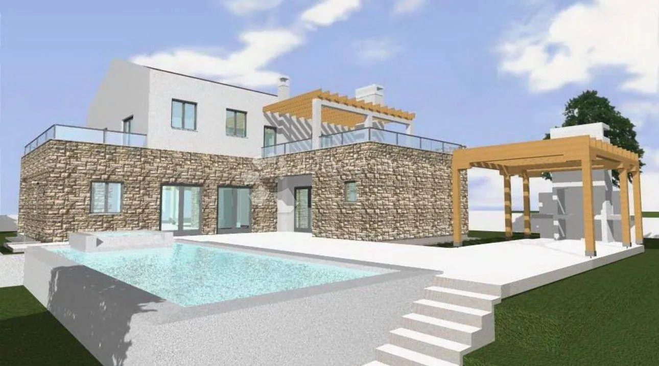 građevinsko zemljište s projektom i građevinskom dozvolom za vilu - slika 2