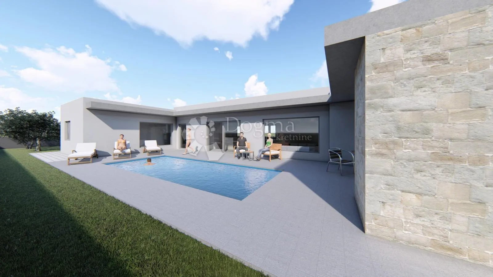 privlaka - villa s bazenom i privatnošću - slika 1