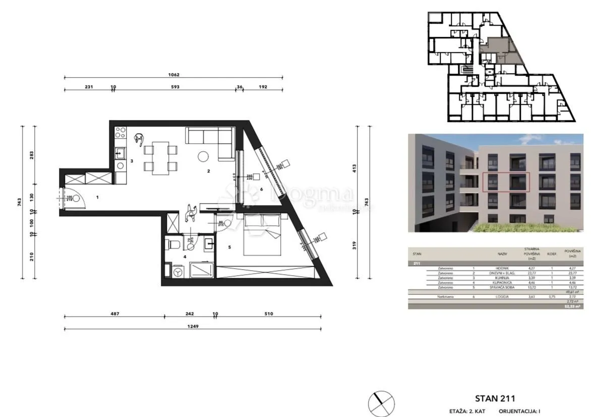 s211 - črnomerec -mandalićina - nova rezidencija od 30 do 107 m2 - slika 5