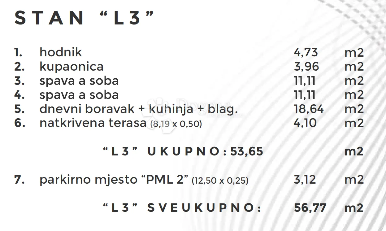 prilika! zadnji slobodan stan u projektu - l3 - 1. kat - slika 3