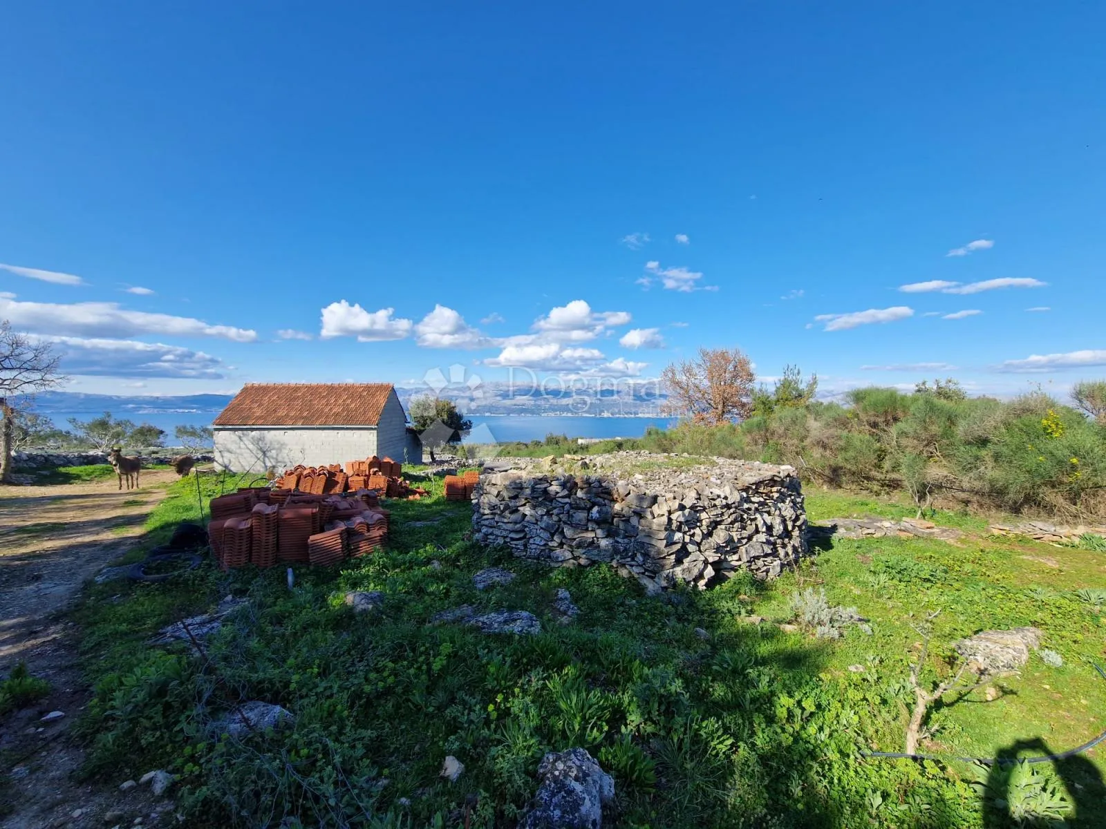 donji humac, zemljište za izgradnju opg-a, 10 630 m2, pogled - slika 2