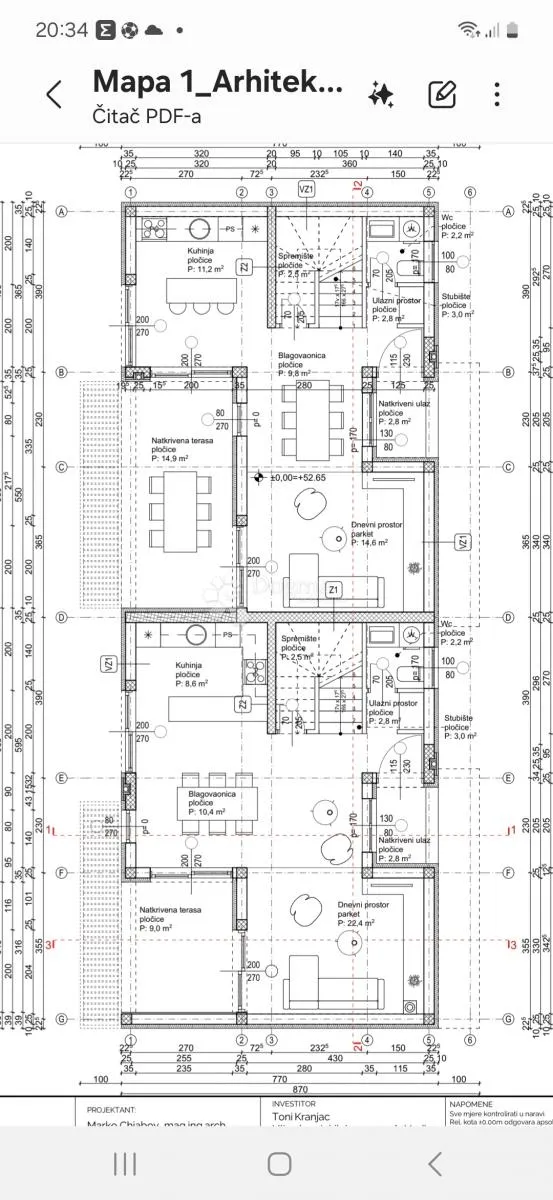 vodice - kuća duplex sa bazenom - slika 6