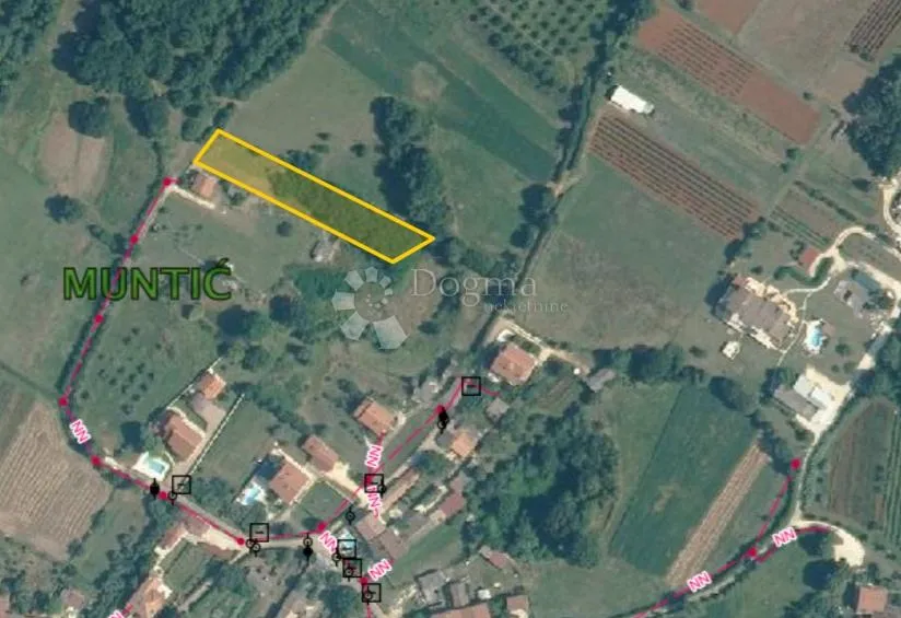 muntić – zemljište 1.516 m², 7 km do mora - slika 3