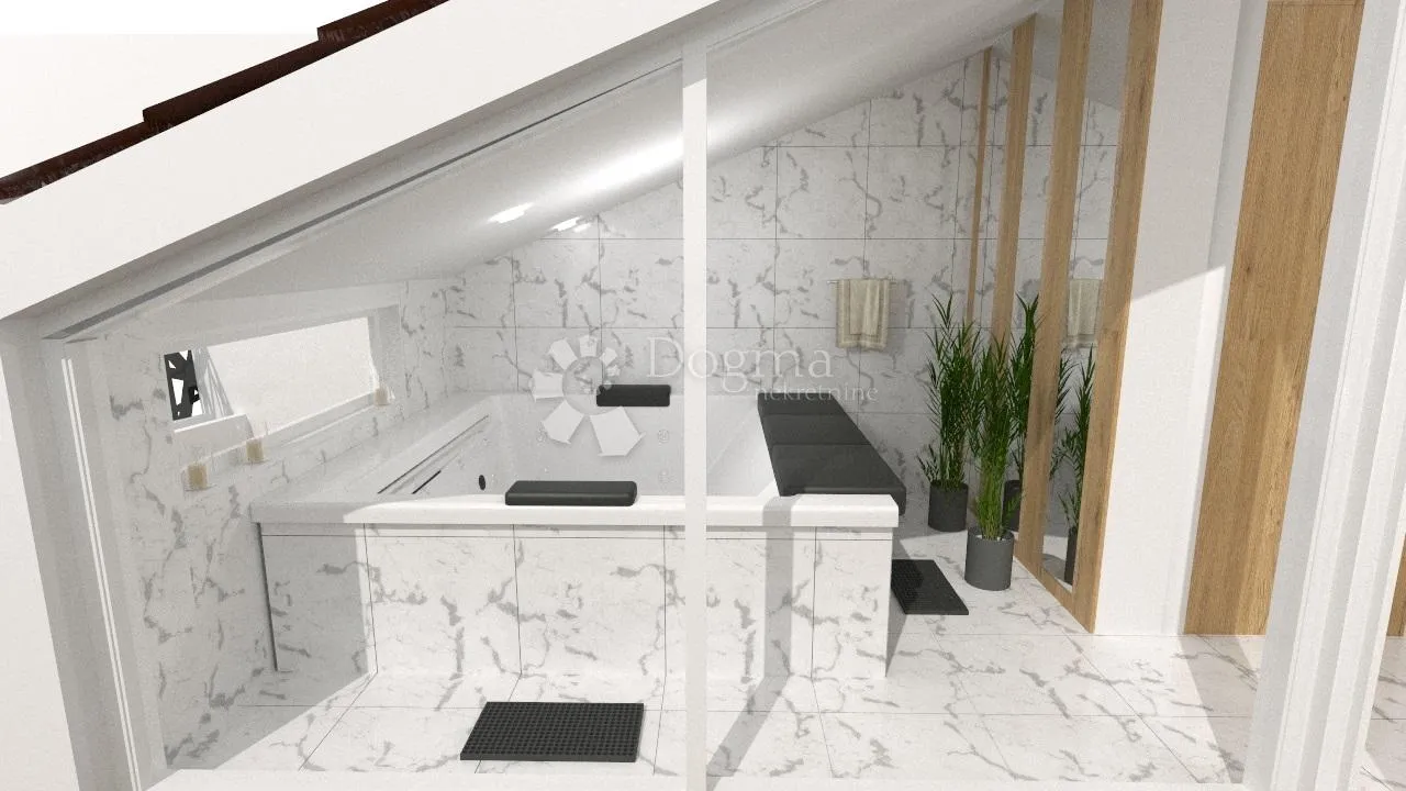 luksuzan stan, pogled more, terasa, jacuzzi, sauna, novogradnja, 2s+db - slika 12