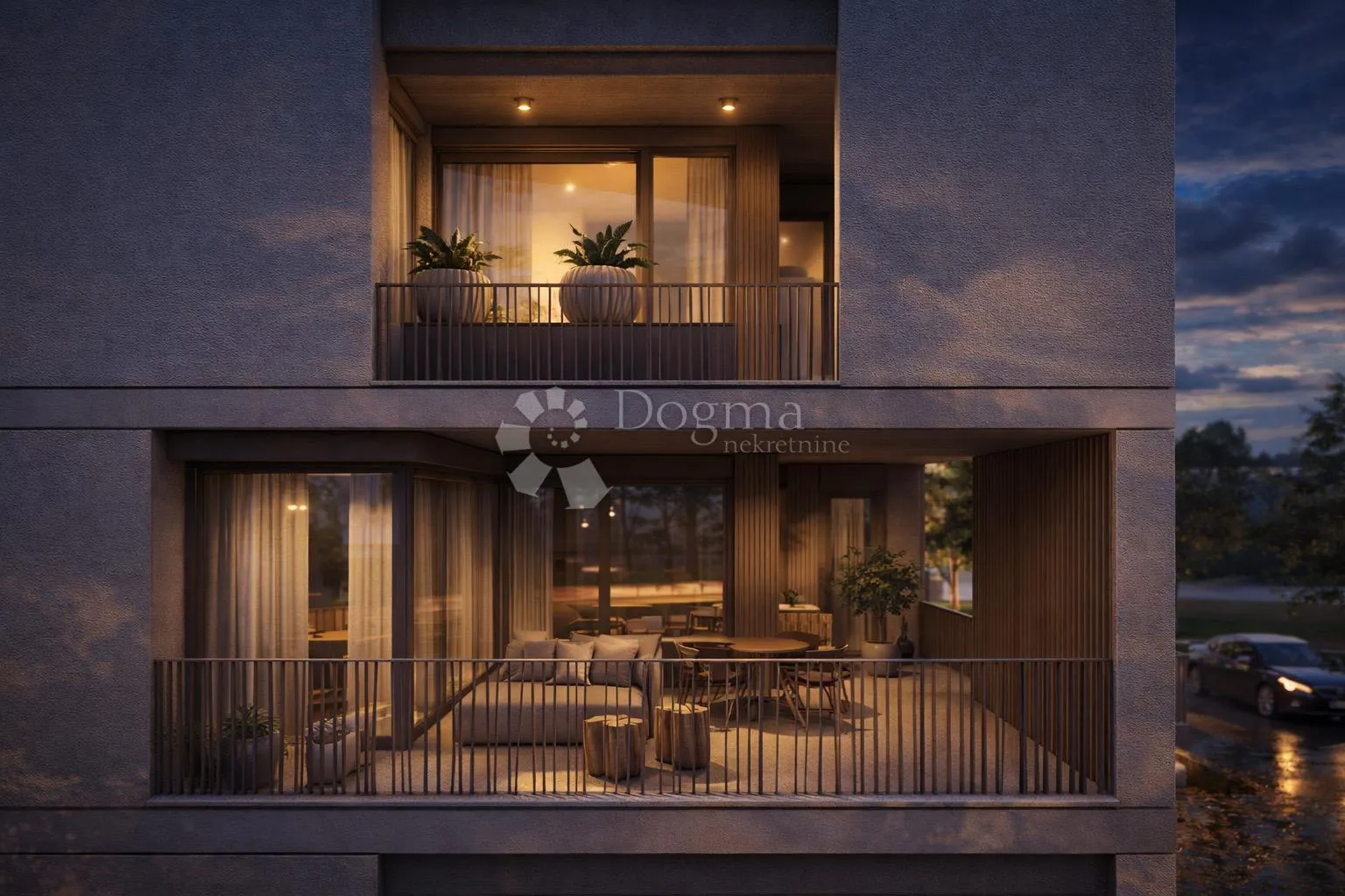 stan s pogledom na more, terasa 15 m², 2 parkinga - slika 19