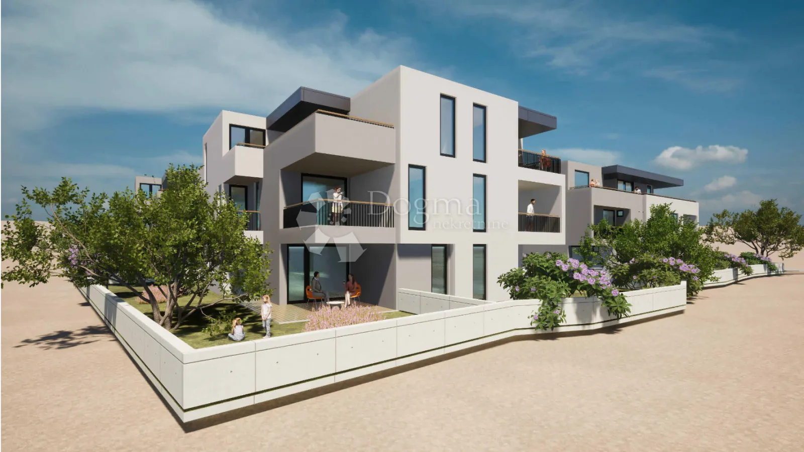 a2.2 – kaštel novi; novogradnja, 3s stan s vrtom (152 m²), balkon, pogled na more, parking, odlična lokacija - slika 6