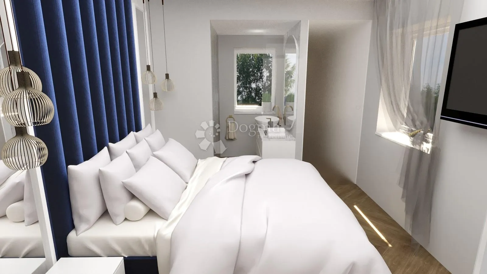 luksuzan stan, pogled more, terasa, jacuzzi, sauna, novogradnja, 2s+db - slika 18