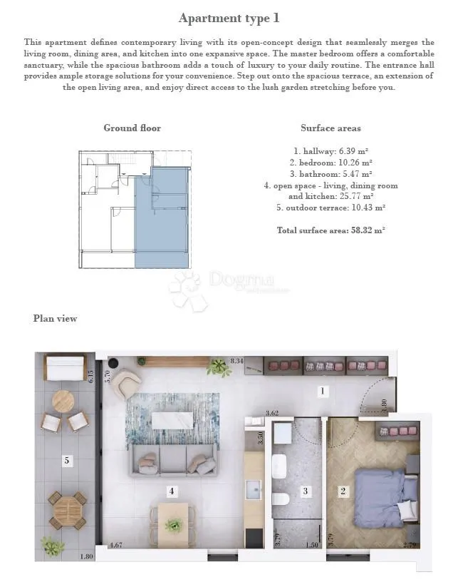 premium novogradnja, stan 58 m2 + dvorište - rovinj, okolica - slika 3