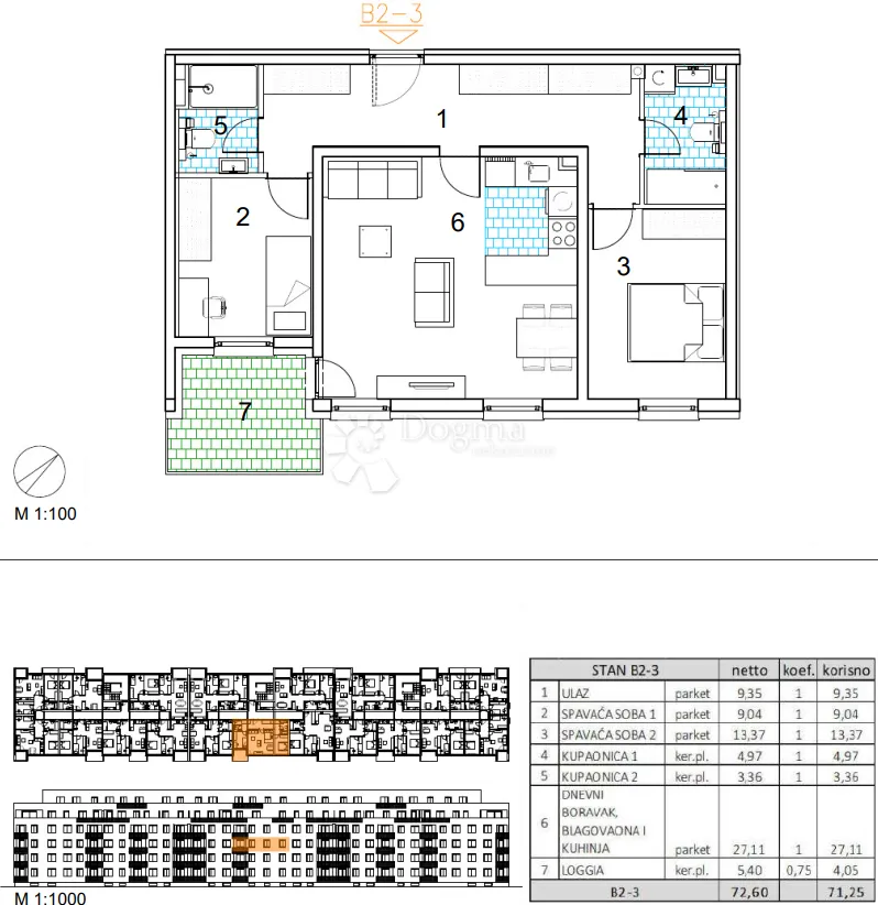 velika gorica, novogradnja, trosoban stan 71.25 m2, 2.kat - slika 13