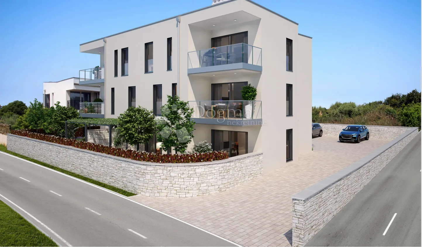 okolica umaga, moderni prizemni apartman s 115 m² privatne okućnice - slika 2