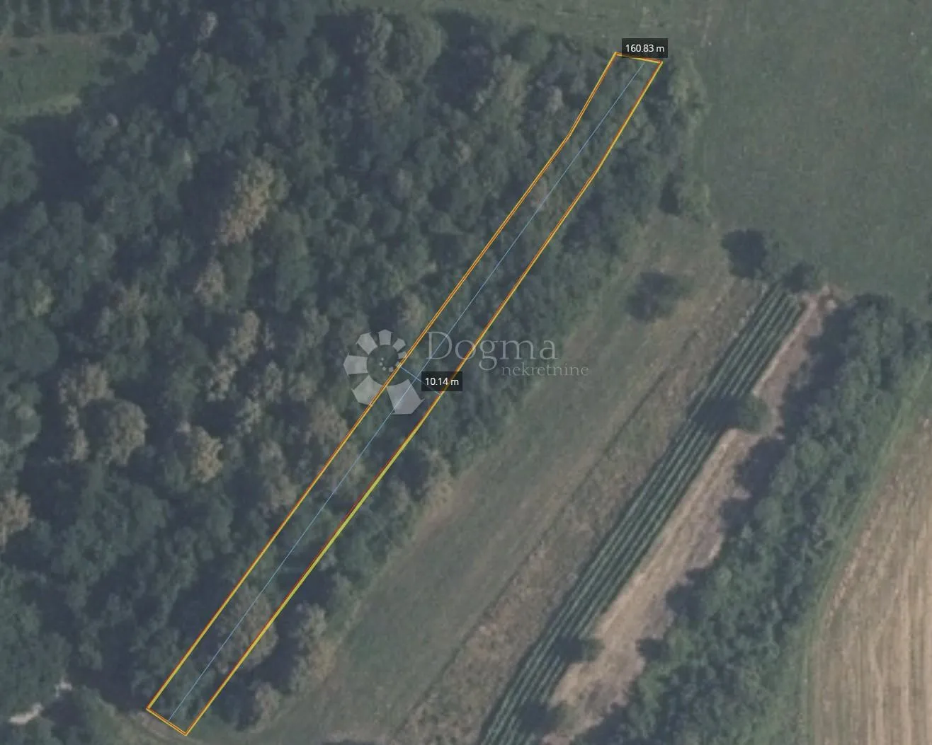 brežuljkasto zemljište 1.436 m² kod širinca i križa - slika 2