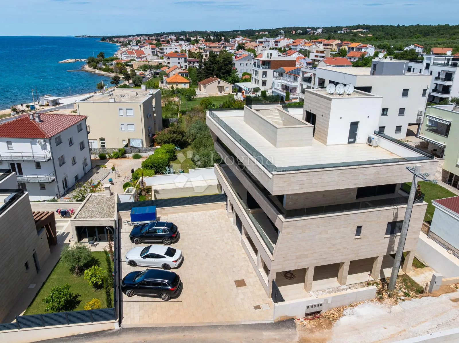 diklo lux penthouse – lift&bazen na krovu,70m od mora - slika 6