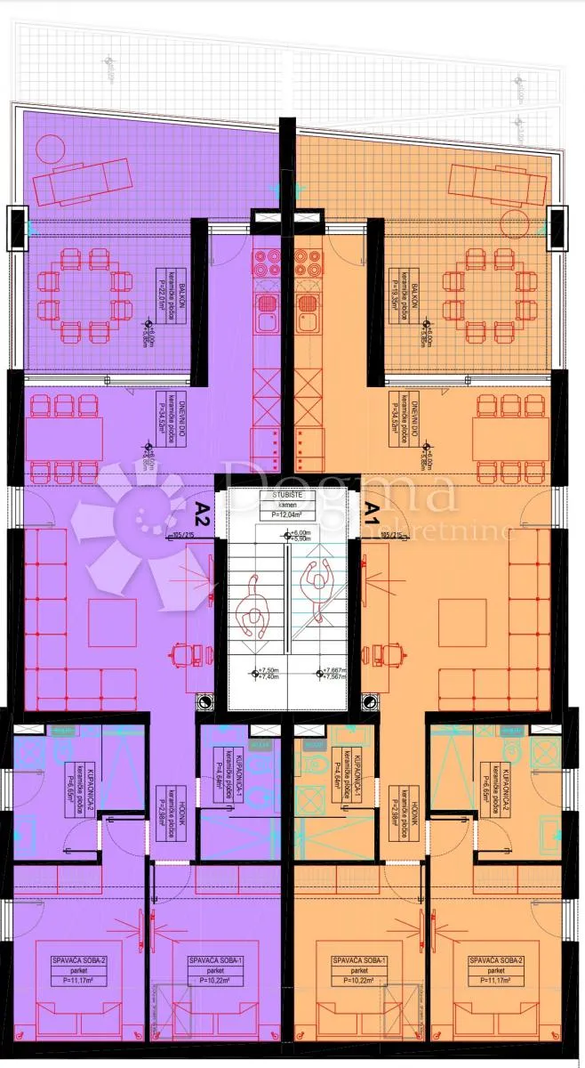p5 novogradnja s predivnim pogledom - penthouse - šimuni - slika 20