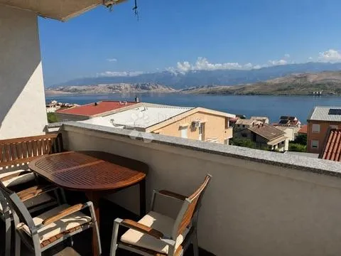 pag – apartman s pogledom na more i velikom terasom - slika 2