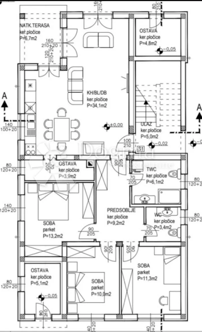 trosobni apartman na viru s1 - slika 2