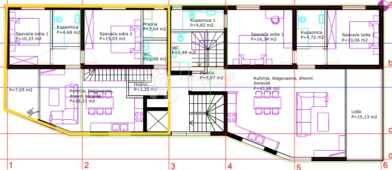 novogradnja, 2. kat + krovna terasa, pješačka udaljenost od mora i centra - slika 11