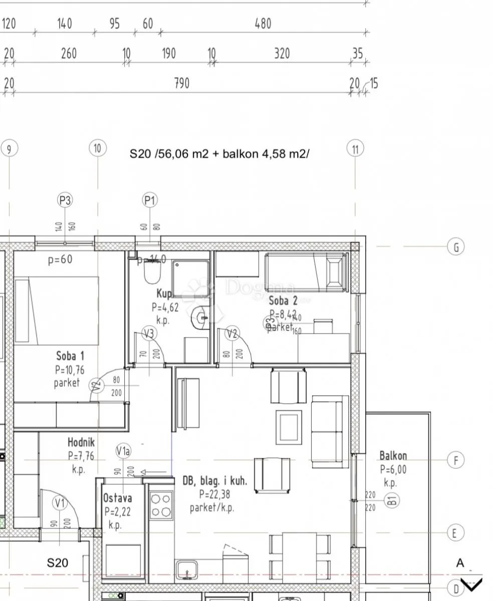 s20-novogradnja - gradići - od 3.000€ po m2 - vl.gor - slika 2