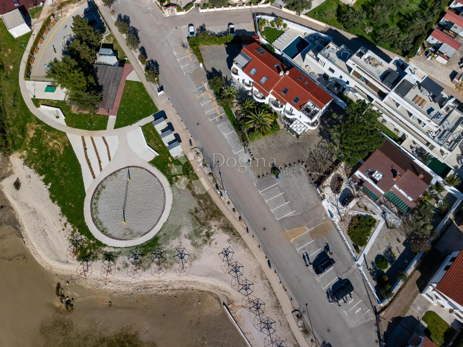 zaton-nin,luksuzna apartmanska kuća uz plažu,3 apartmana,pogled na more - slika 6