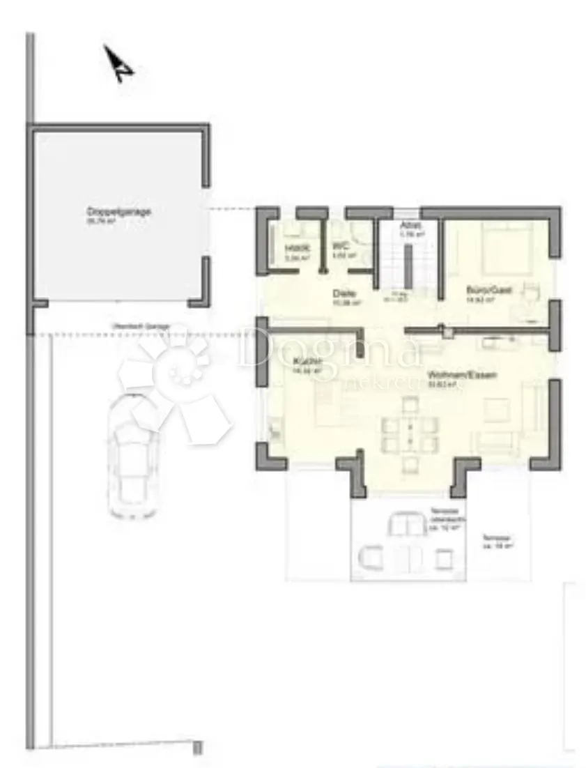 kuća sa bazenom i velikom okućnicom! projekt "dream house" murvica-zadar - slika 3