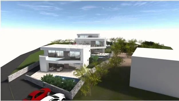 građevinsko zemljište s projektom u vinišću (trogir) - slika 2