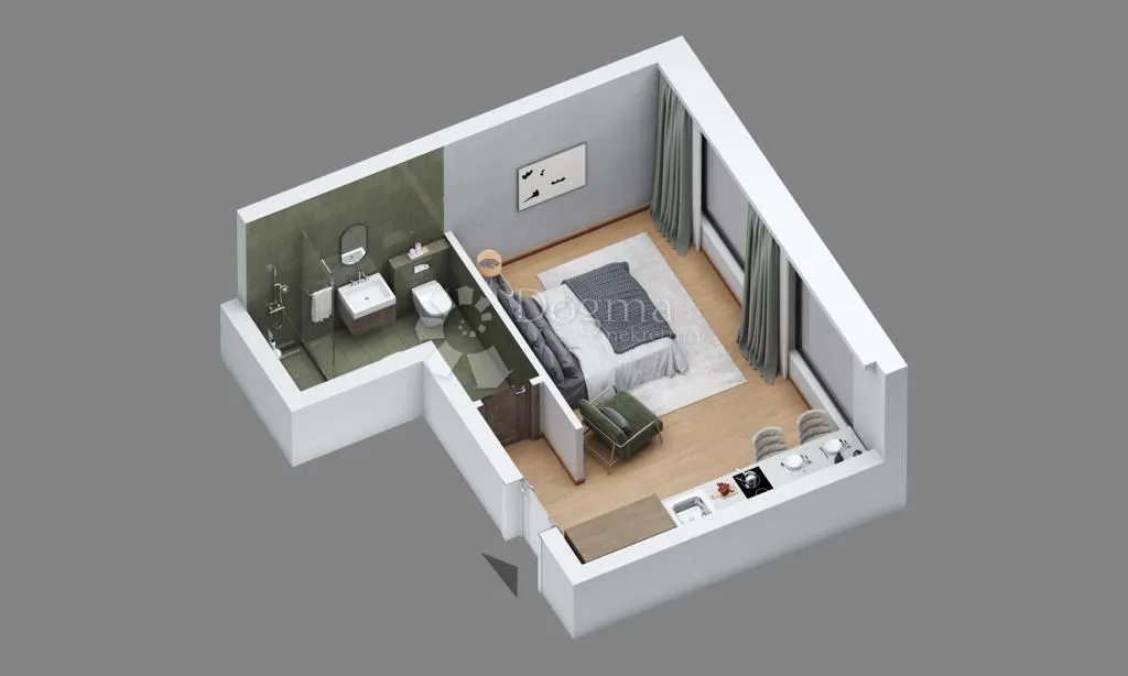 projekt jahorina - zgrada b apartman 82 na 4. katu - slika 2