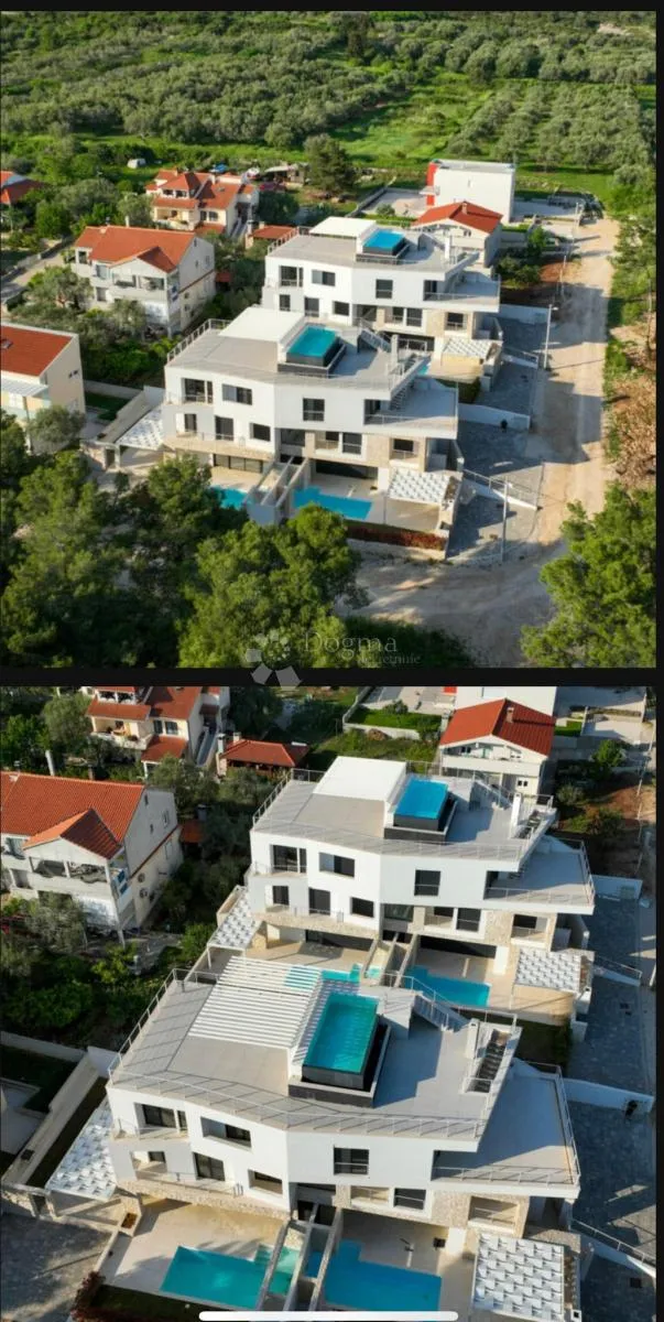 raskošan penthaus s bazenom, 100 m od mora - slika 45