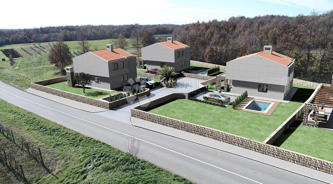 okolica barbana, prekrasno zemljište s idejnim projektom - slika 12